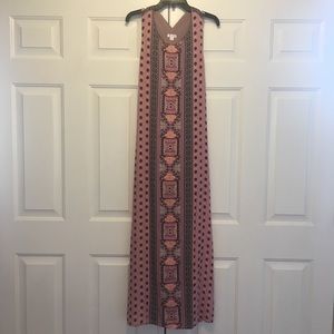 NWT Aztec/Tribal Pattern Maxi Dress